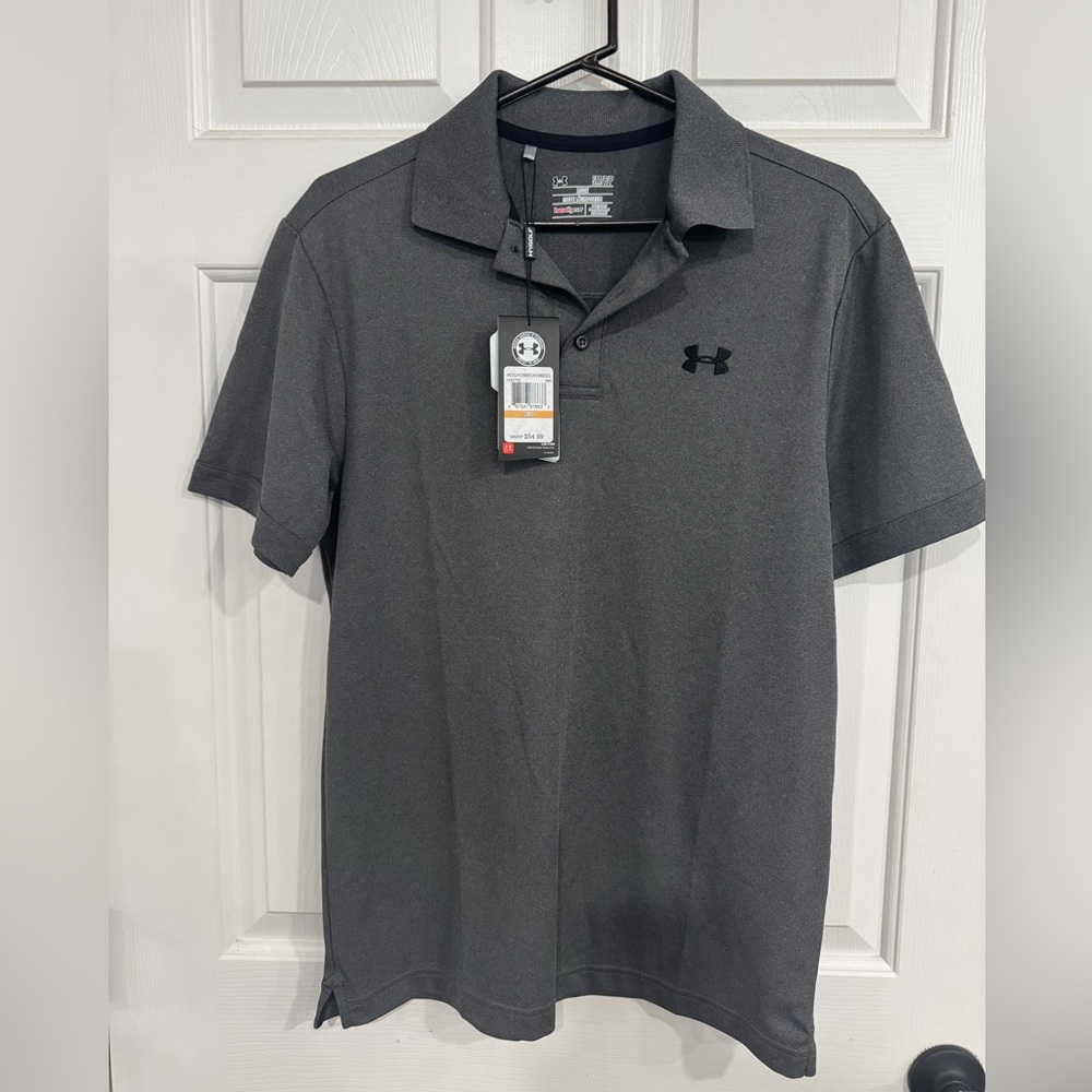 Under Armour Men's Charcoal Polo Shirt